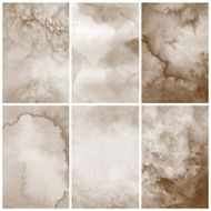 Set of Colorful watercolor painting background N23