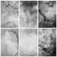 Set of Colorful watercolor painting background N26