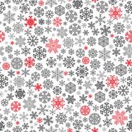 Christmas seamless pattern from snowflakes N30