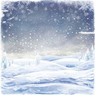 Abstract Christmas background with snowflakes N7