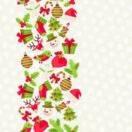 Merry Christmas seamless pattern N7