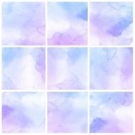Set of Colorful water color painting background N430