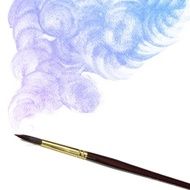 Colorful water color painting background N386