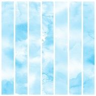 Set of Colorful water color painting background N432