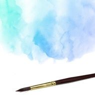 Colorful water color painting background N393