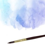 Colorful water color painting background N394