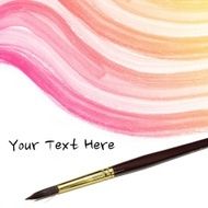 Colorful water color painting background N401
