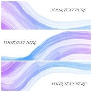 Set of Colorful water color painting background N438