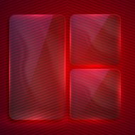 abstract background with transparent glass banners