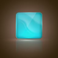 background with a glass banner