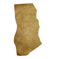 Ghana grunge treasure map
