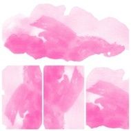 Set of Colorful water color painting background N444