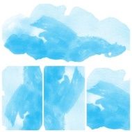 Set of Colorful water color painting background N445