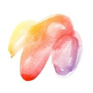 Colorful water color painting background N408