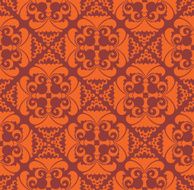 Vintage seamless floral ornamental background