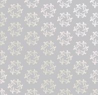 Abstract geometric seamless tile brocade texture grey and white