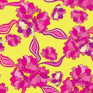 Abstract festive floral party texture N3