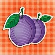 plums sticker