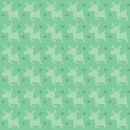 retro deer pattern N2