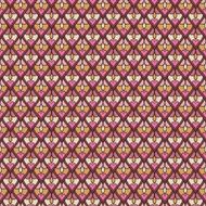 beige leaves and pink hearts