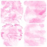 Set of Colorful water color painting background N453