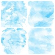 Set of Colorful water color painting background N454