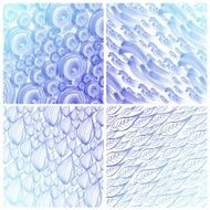 Set of Colorful water color painting background N468