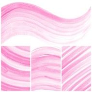 Set of Colorful water color painting background N470