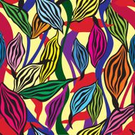 Abstract Floral Ornamental Seamless Texture N9