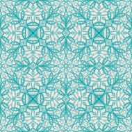 turquoise floral pattern