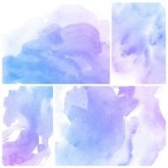 Set of Colorful water color painting background N487