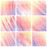Set of Colorful water color painting background N499