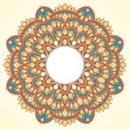 round color pattern