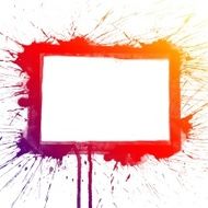 Colorful Water Color splash painting background N9