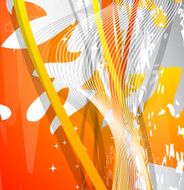 Abstract orange and white background N2