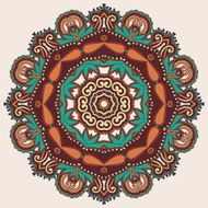 Circle ornament ornamental round lace N18