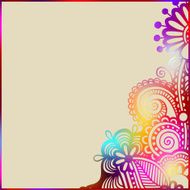 vintage ornamental template N3