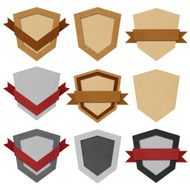 Set of retro vintage badges and labels N39