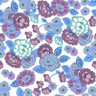 pattern with floral motifs N3