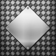 carbon background and plate