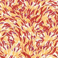 Fire paint brush strokes seamless pattern background