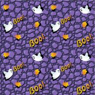 Seamless Halloween pattern N23