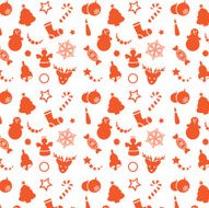 Seamless Christmas pattern N86