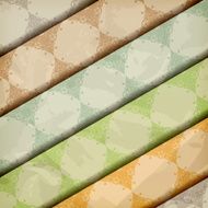 diagonal floral patterns