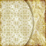 retro background with vintage floral patterns