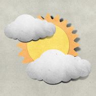 Weather grunge recycled papercraft stick N9