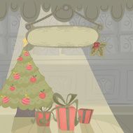 Vector christmas card N7