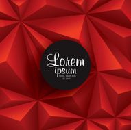 Red background Vector geometric N2