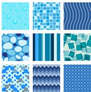 Aqua Blue Tiles