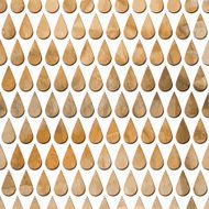 Vector Seamless Pattern with Rain Drops on watercolor backgrou N2